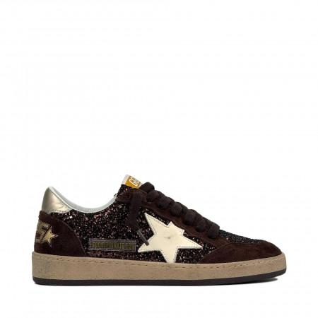 Golden Goose Ball Star / Глиттер коричневый