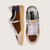 Golden Goose Ball Star / Замша коричневая / баклажан муж