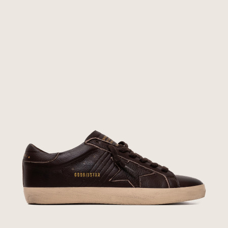 Golden Goose Super Star / Коричневые кожаные муж