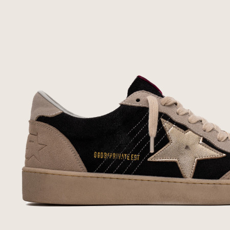 Golden Goose Ball Star / Dark grey/beige / Темно-серые/беж