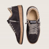 Зимние Golden Goose Ball Star / Замша серая / серебро пятка
