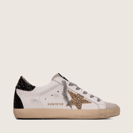 Golden Goose Super Star / Золотая звезда / черная пятка