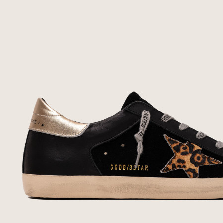 Golden Goose Super Star / Black-leo star / Черн-лео звез