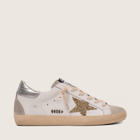 Golden Goose Super Star / Gold glitter star / Золотая звезда
