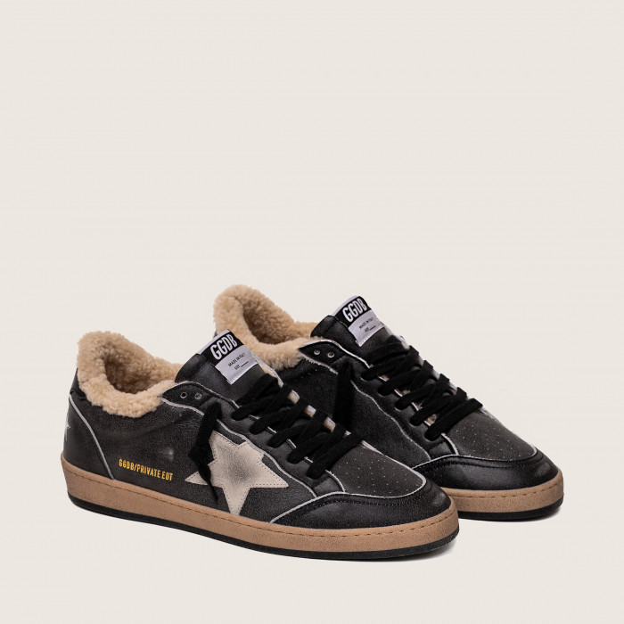 Зимние Golden Goose Ball Star / Асфальт муж