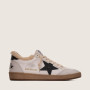 Зимние Golden Goose Ball Star / Белые черная звезда муж