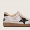 Зимние Golden Goose Ball Star / Белые черная звезда муж