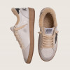 Зимние Golden Goose Ball Star / Белые черная звезда муж