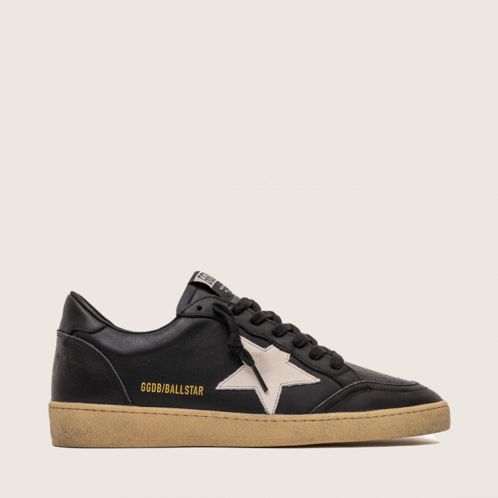 Golden Goose Ball Star / Черные белая звезда муж