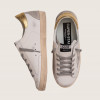 Golden Goose Super Star / Gold hell tab / Золотая пятка