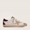 Golden Goose Super Star / Silver glitter star borde heel tab / Пламя
