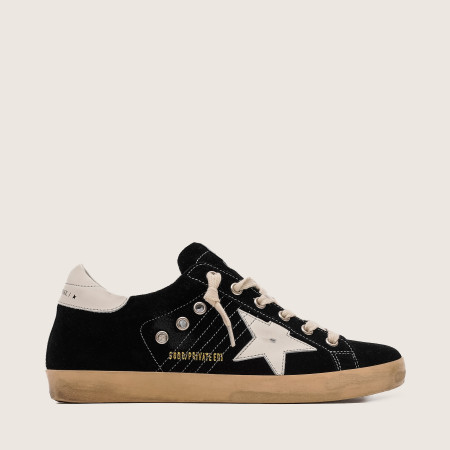 Golden Goose Super Star / Suede Black / Замша черная