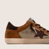 Golden Goose Super Star / Замша бежевые / рыжие