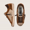 Golden Goose Super Star / Замша бежевые / рыжие
