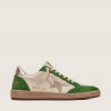Golden Goose Ball Star / Замша зеленая / золотая звезда