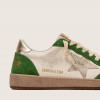 Golden Goose Ball Star / Замша зеленая / золотая звезда