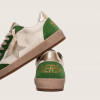 Golden Goose Ball Star / Замша зеленая / золотая звезда