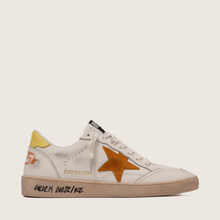 Golden Goose Ball Star / Оранж звезда / желтая пятка