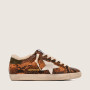Зимние Golden Goose Super Star / Питон коричневый