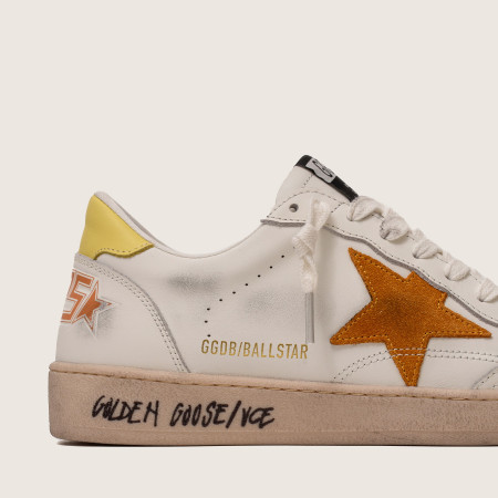 Golden Goose Ball Star / Оранж звезда / желтая пятка