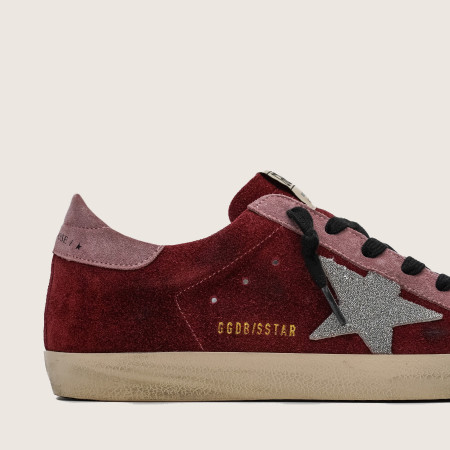 Golden Goose Super Star / Suede Burgundy / Замша вишня