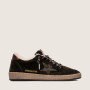 Зимние Golden Goose Ball Star / Замша корич / корич зв