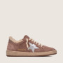 Зимние Golden Goose Ball Star / Замша розовая
