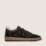 Зимние Golden Goose Ball Star / Коричневые / черная зв муж