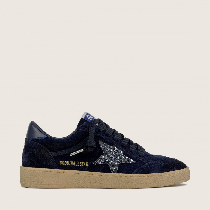 Golden Goose Ball Star / Замша синяя