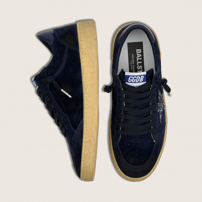 Golden Goose Ball Star / Замша синяя