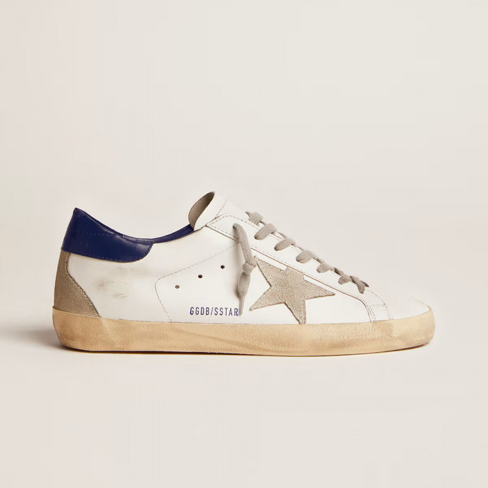 Golden Goose Super Star / Blue hell tab / Синяя пятка