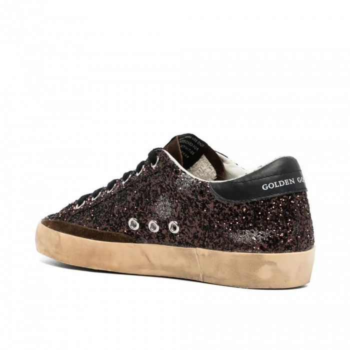 Golden Goose Super Star / Brown glitter / Коричнев глиттер