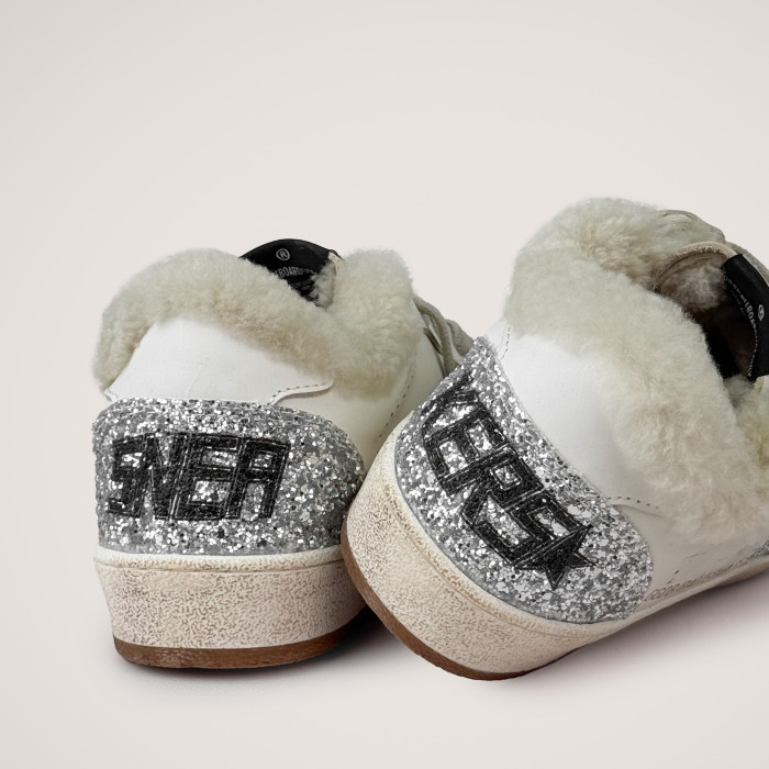 Зимние Golden Goose Ball Star / Серебро звезда НФ