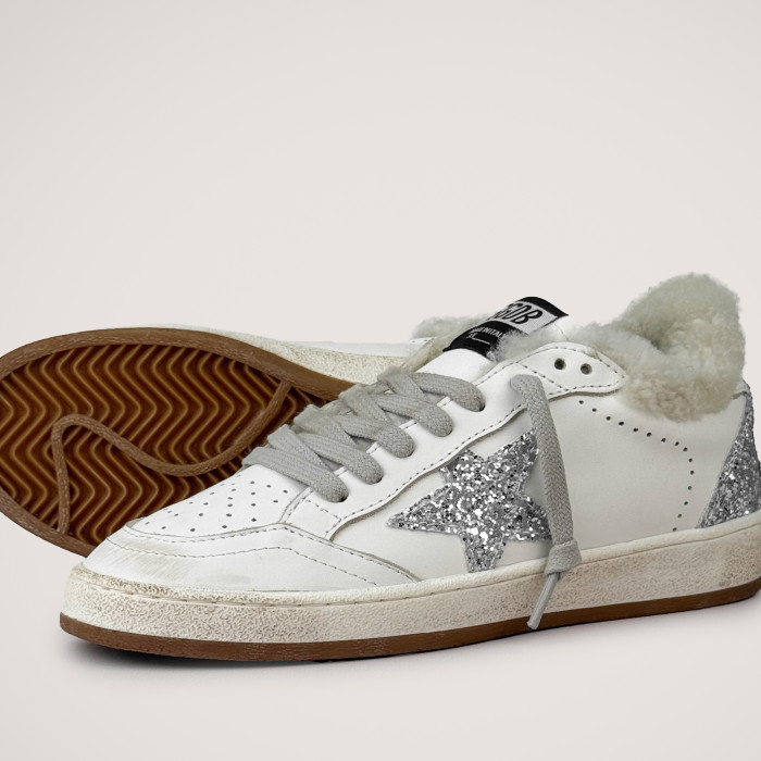 Зимние Golden Goose Ball Star / Серебро звезда НФ