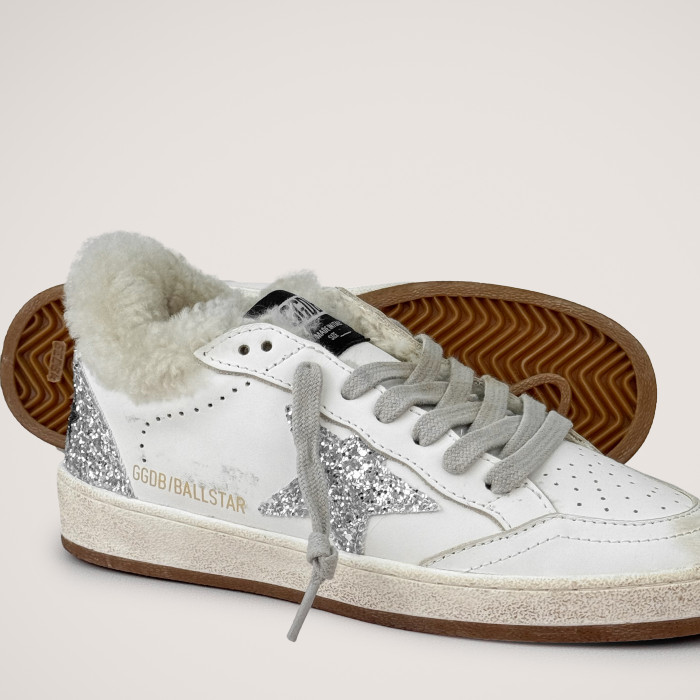 Зимние Golden Goose Ball Star / Серебро звезда НФ
