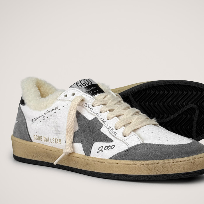 Зимние Golden Goose Ball Star / Маркер серый