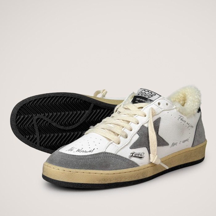 Зимние Golden Goose Ball Star / Маркер серый
