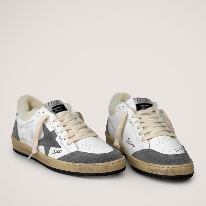 Зимние Golden Goose Ball Star / Маркер серый