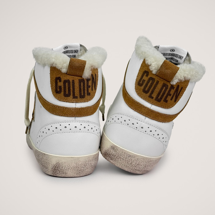 Зимние Golden Goose Mid Star / Белые