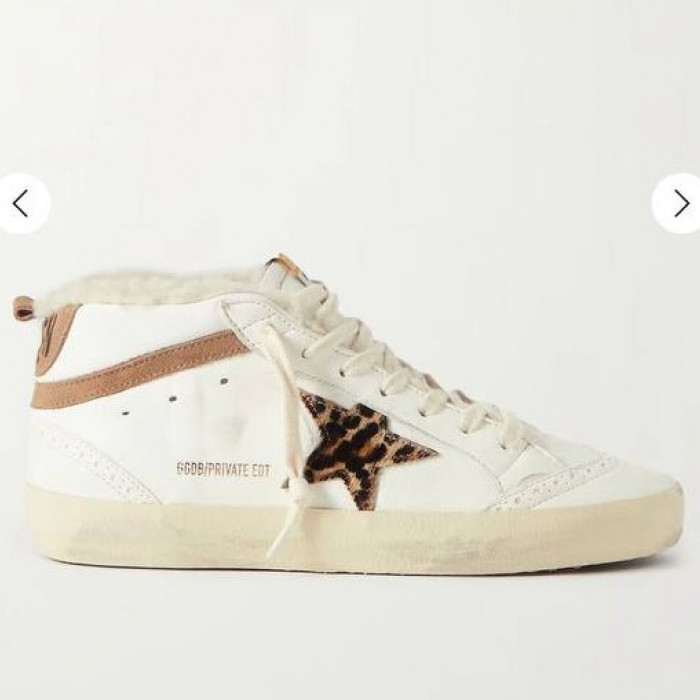 Зимние Golden Goose Mid Star / Белые