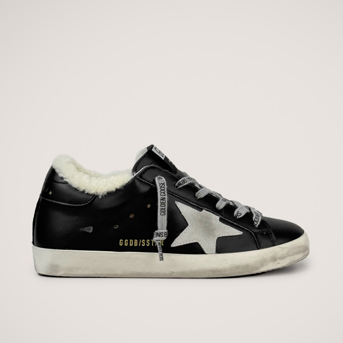 Зимние Golden Goose Super Star / Черные жен НФ
