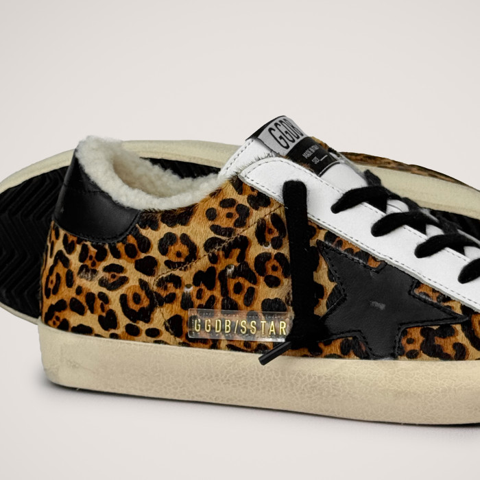Зимние Golden Goose Super Star / Леопард