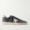 Golden Goose Ball Star / Серые / белая звезда муж