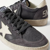 Golden Goose Ball Star / Серые / белая звезда муж