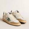 Golden Goose Ball Star / Зеленая звезда / черная пятка муж