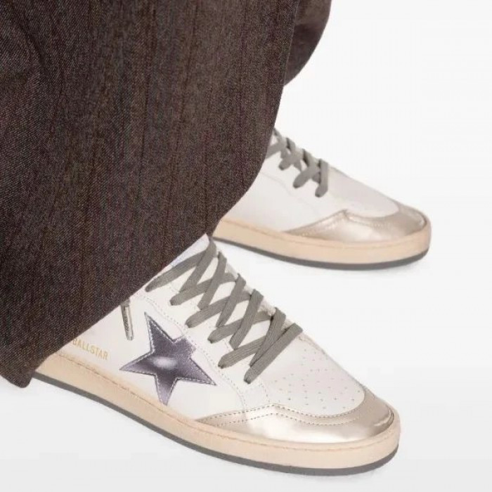 Golden Goose Ball Star / Серебро звезда / золото нос