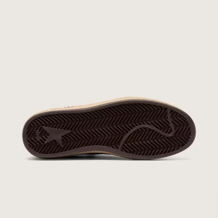 Golden Goose Ball Star / Замша коричневая / корич звезда муж