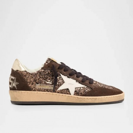 Golden Goose Ball Star / Глиттер коричневый