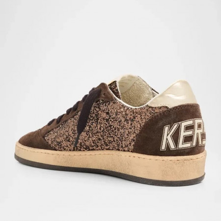 Golden Goose Ball Star / Глиттер коричневый