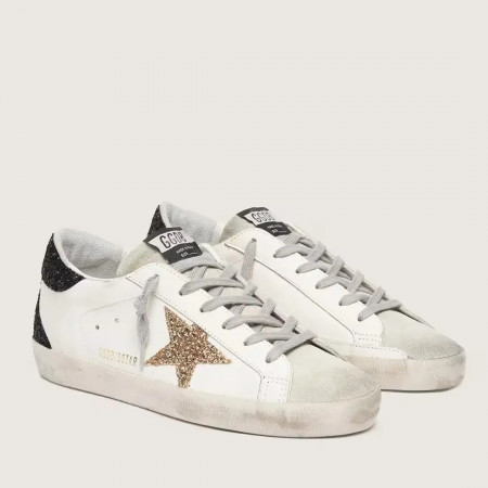 Golden Goose Super Star / Золотая звезда / черная пятка